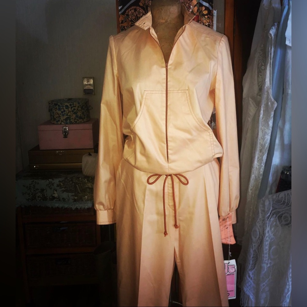 Vintage 1970’s - Jody T of California- tracksuit- original tags- peach color - Picture 6 of 8